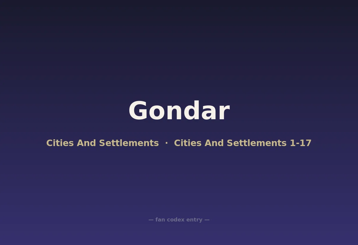 Gondar