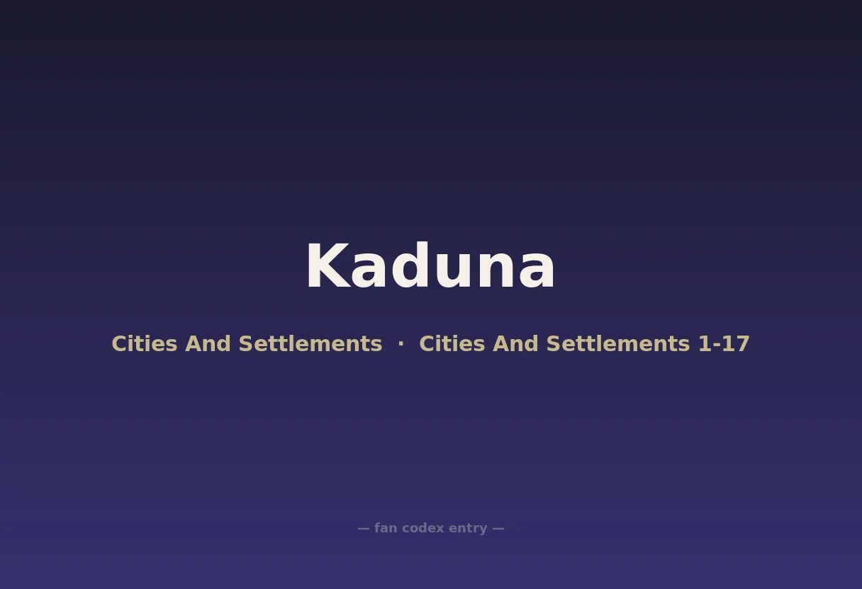 Kaduna